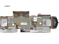 GSL 364BHS Floorplan Image