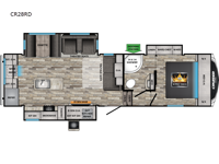 Cruiser Aire CR28RD Floorplan