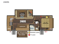 Back Country Series MTN TRX 24KRS Floorplan Image