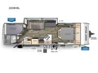Cherokee Grey Wolf Black Label 26DBHBL Floorplan