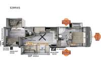 Flagstaff Classic 529RWS Floorplan Image