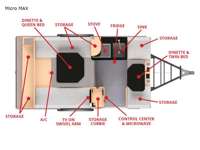 Little Guy Micro MAX Floorplan Image