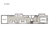 Genesis Supreme 40 CRPXL Floorplan Image