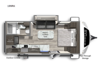 Kodiak Cub 199RK Floorplan Image
