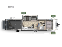 Puma Unleashed 382THS Floorplan