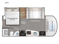 Delano Sprinter 24TT Floorplan Image