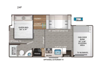 Four Winds 24F Chevy Floorplan Image