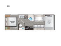 Four Winds 28A Chevy Floorplan Image