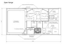 Camino 88 Open Range Floorplan Image
