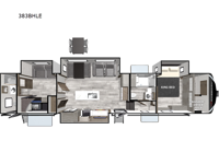 Cardinal 383BHLE Floorplan Image