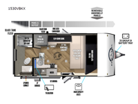 Ozark 1530VBKX Floorplan Image