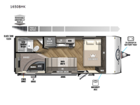 Ozark 1650BHK Floorplan Image