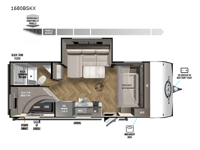 Ozark 1680BSKX Floorplan Image