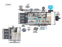 Wildwood FSX 175RTK Floorplan Image