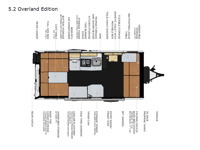 Mantis 5.2 Overland Edition Floorplan Image