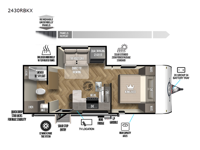 Ozark 2430RBKX Floorplan Image