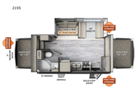 Flagstaff Shamrock 21SS Floorplan Image