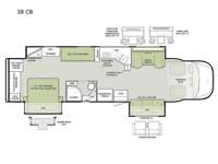Allegro Bay 38 CB Floorplan Image