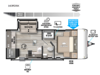 Wildwood FSX 163RDSK Floorplan Image