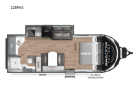 Shadow Cruiser 228RKS Floorplan Image