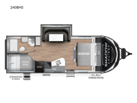 Shadow Cruiser 240BHS Floorplan Image