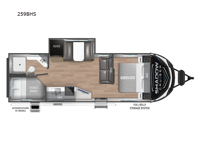 Shadow Cruiser 259BHS Floorplan Image