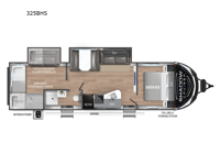 Shadow Cruiser 325BHS Floorplan Image