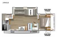 Avenger LE 24RKSLE Floorplan Image