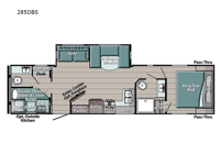 Conquest 285DBS Floorplan Image