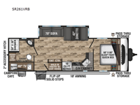 Stratus Ultra-Lite SR261VRB Floorplan
