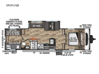 Stratus Ultra-Lite SR291VQB Floorplan