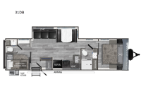 Trail Runner 31 DB Floorplan