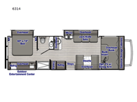 Conquest Class C 6314D Floorplan Image