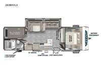 Salem Cruise Lite 263BHXLX Floorplan