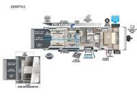 Salem FSX 265RTKX Floorplan Image