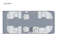 Cruiser 210 CWDH Floorplan Image