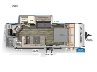 Cherokee Grey Wolf 22CE Floorplan