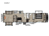 Durango D326RLT Floorplan Image