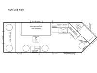 Ice Castle Fish Houses Hunt and Fish Floorplan Image
