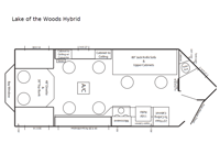 Ice Castle Fish Houses Lake of the Woods Hybrid Floorplan Image
