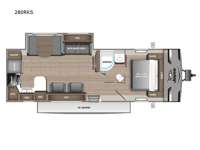 Jay Flight 280RKS Floorplan Image