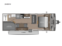 Jay Flight 264BHW Floorplan Image