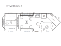 Ice Castle Fish Houses RV Hybrid Extreme ll Floorplan Image