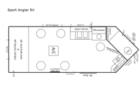 Ice Castle Fish Houses Sport Angler RV Floorplan Image