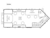 Ice Castle Fish Houses Outlaw Floorplan Image
