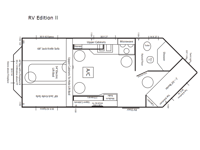 Ice Castle Fish Houses RV Edition ll Floorplan Image