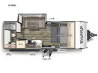 Cherokee Wolf Pup 16KHW Floorplan Image