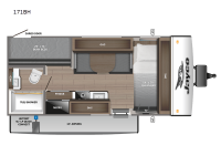 Jay Feather Micro 171BH Floorplan