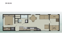 Bayview 38-BUNK Floorplan Image