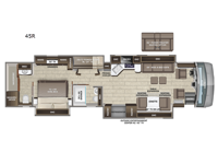 Cornerstone 45R Floorplan Image